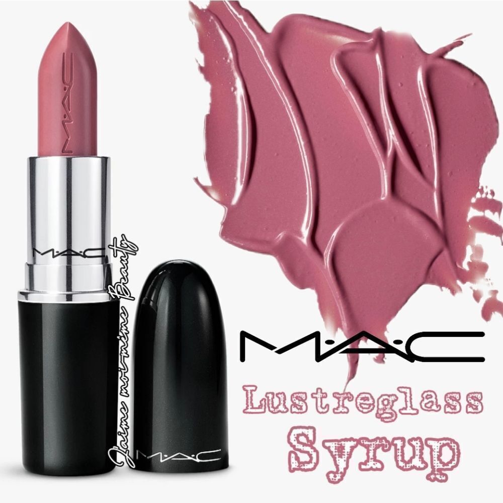 MAC Lustreglass Lipstick In Shade Syrup